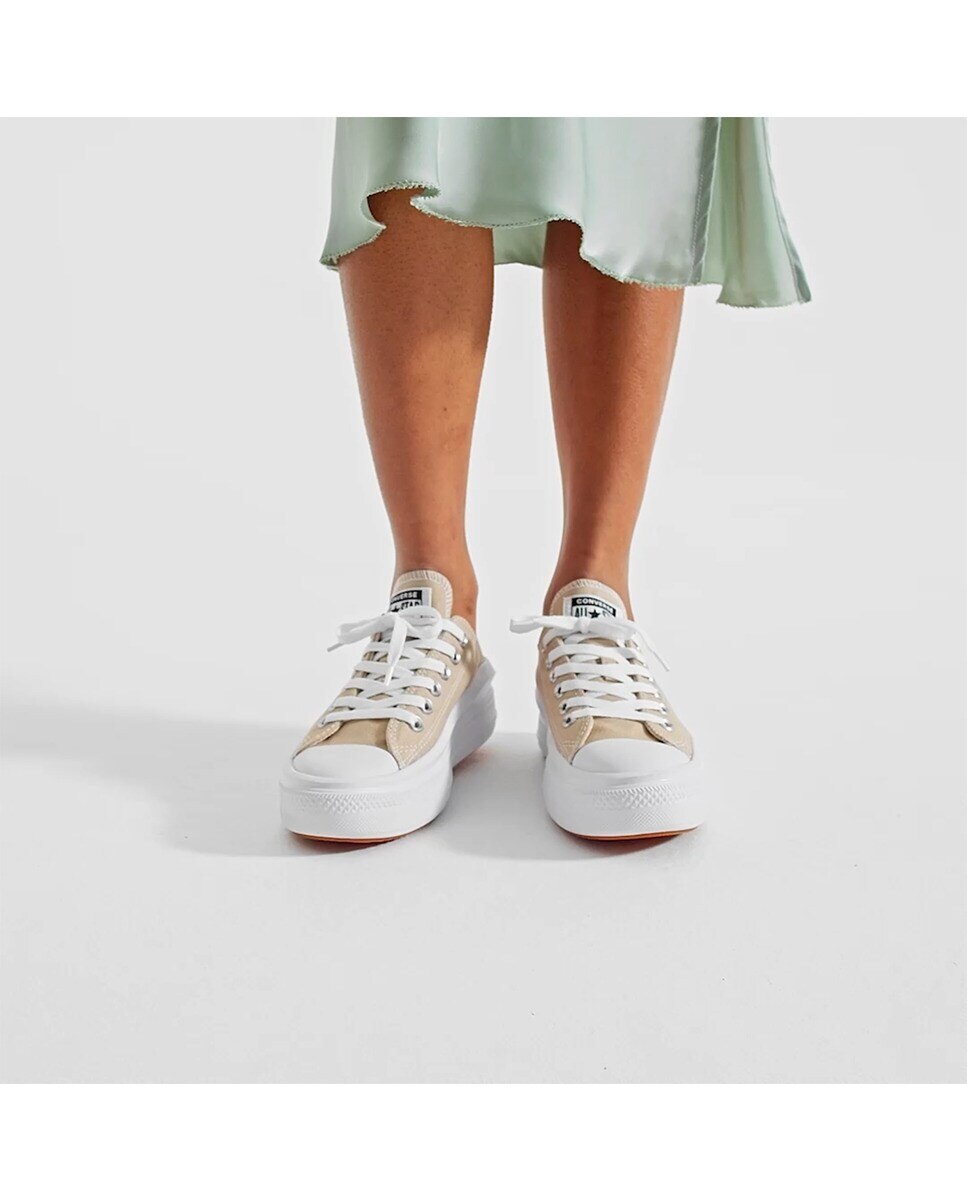 Sapatilhas Casual de Mulher Chuck Taylor All Star Move Seasonal Colors Castanho-claro-2