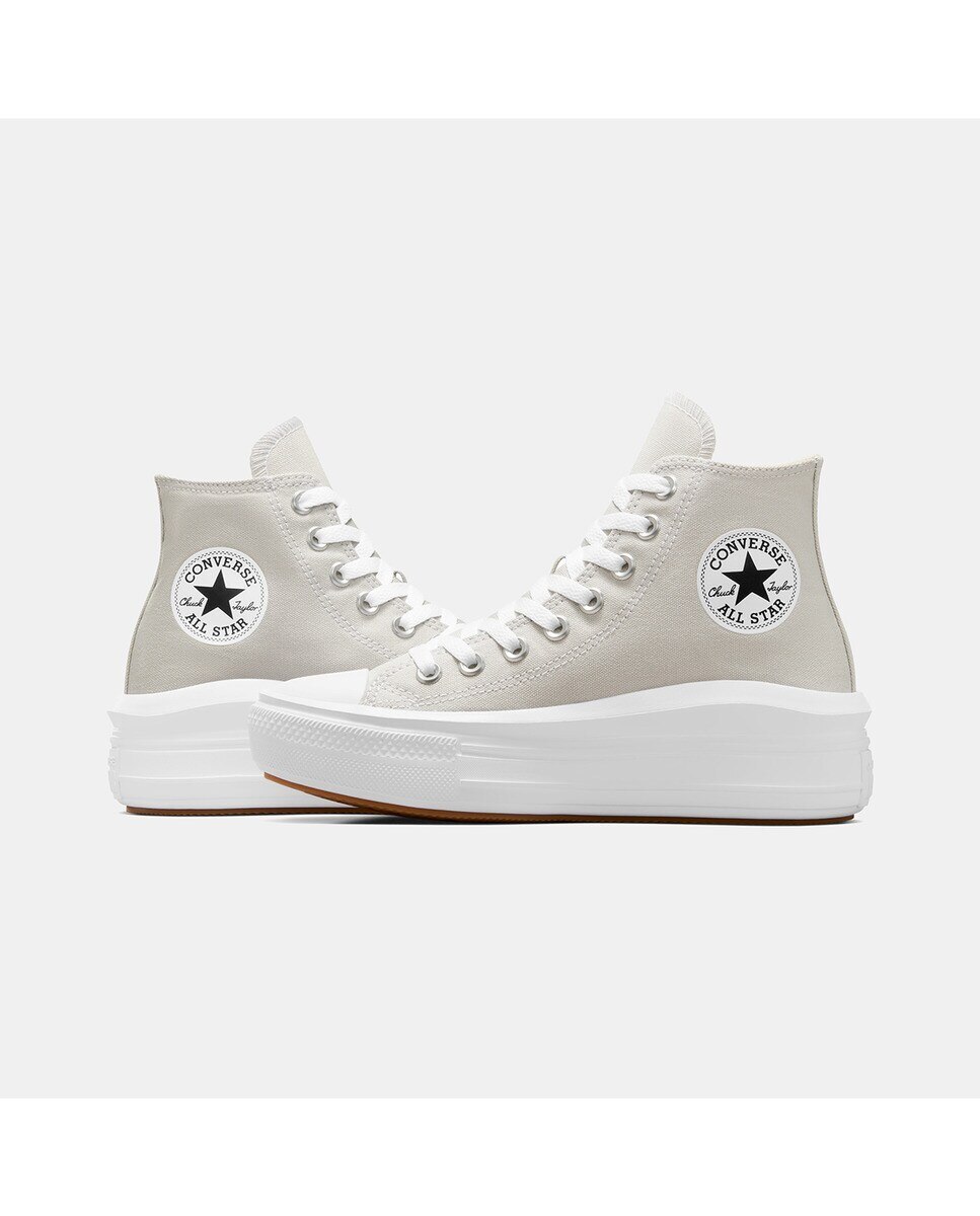 Sapatilhas Casual de Mulher Chuck Taylor All Star Move Seasonal Colors Cinzento-claro-5