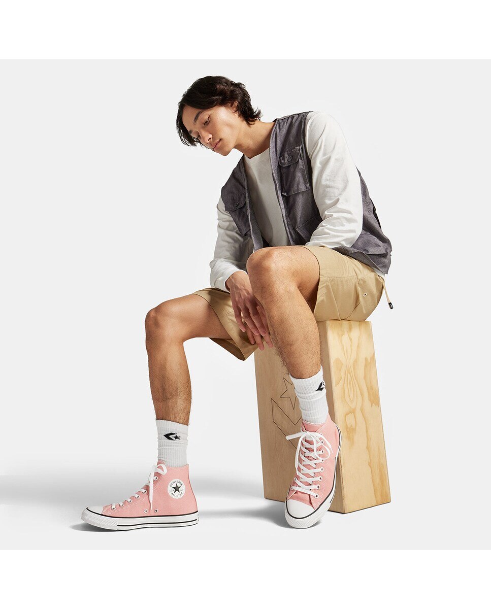 Sapatilhas Casual Unissexo Chuck Taylor All Star Seasonal Color Rosa-pálido-4