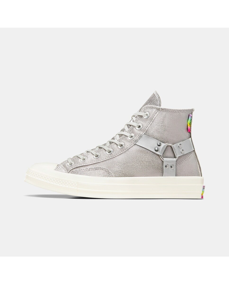 Sapatilhas Casual Unissexo Chuck 70 Pride Cinzento metalizado-2