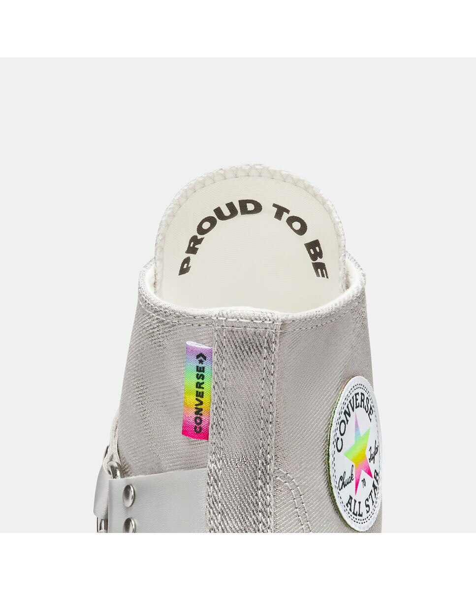 Sapatilhas Casual Unissexo Chuck 70 Pride Cinzento metalizado-8