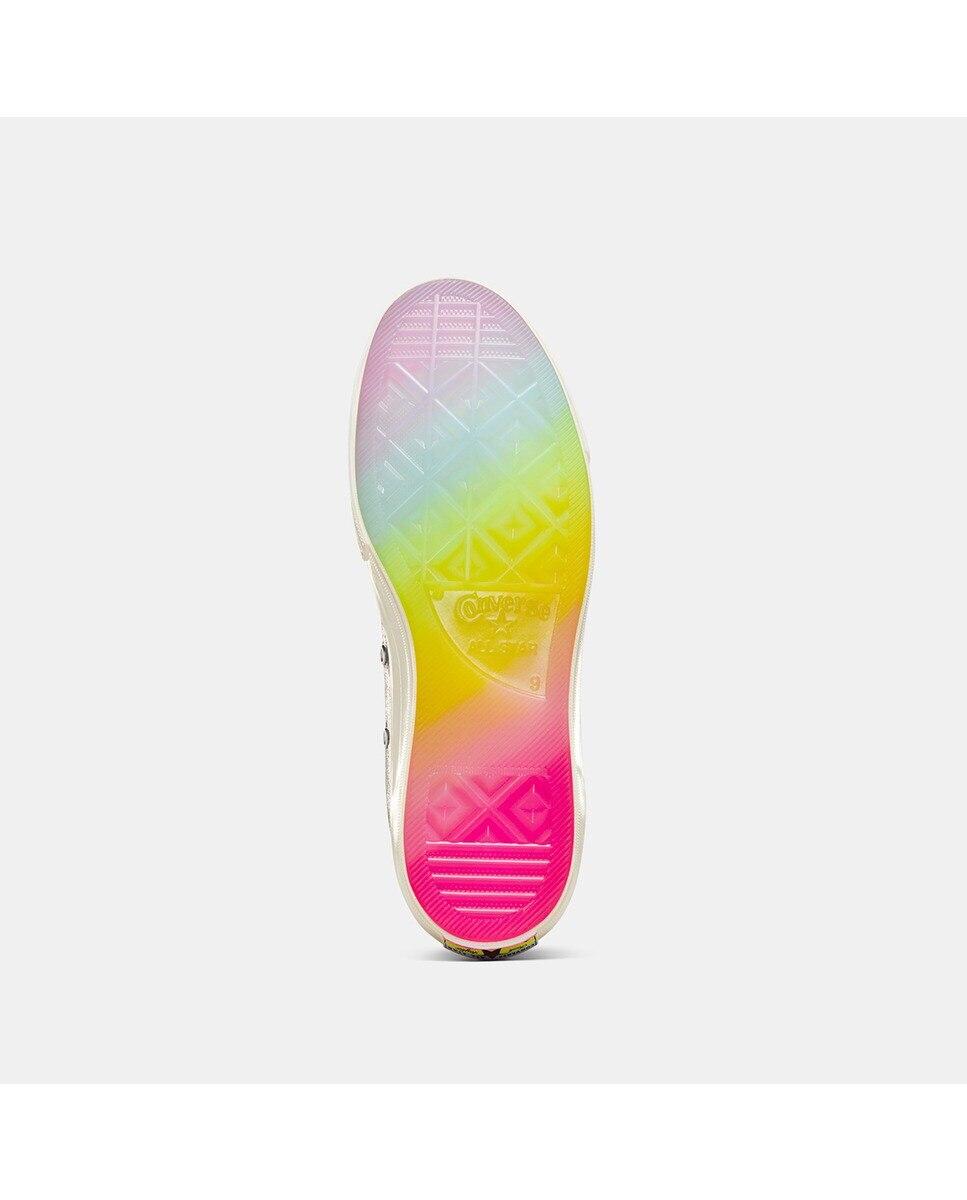 Sapatilhas Casual Unissexo Chuck 70 Pride Cinzento metalizado-10