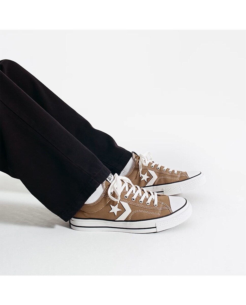Sapatilhas Casual Unissexo Star Player 76 Low Top Castanho-2