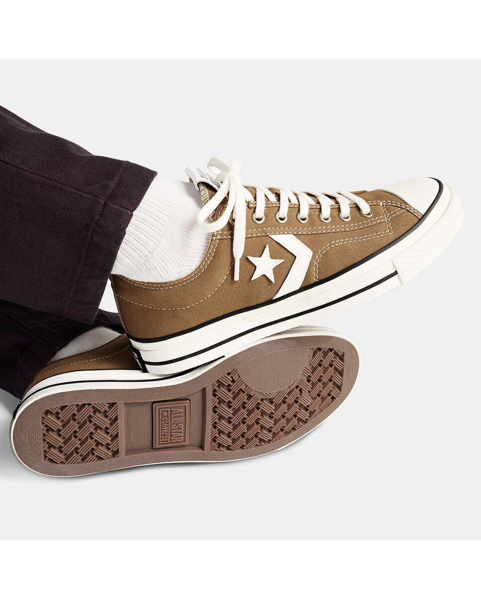 Sapatilhas Casual Unissexo Star Player 76 Low Top Castanho-5