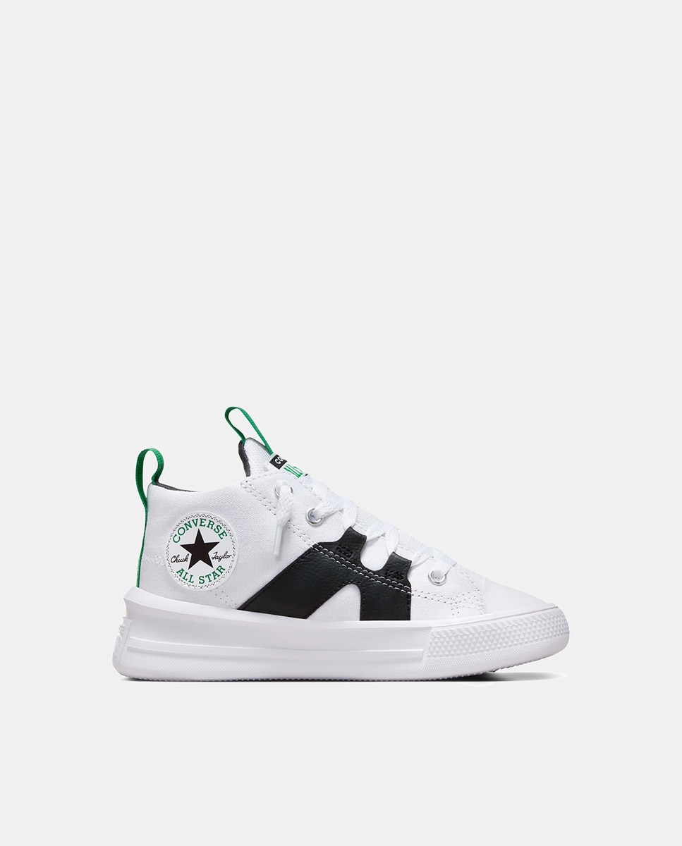 Sapatilhas Casual de Criança Chuck Taylor All Star Ultra Home Team Mid Top Branco-1