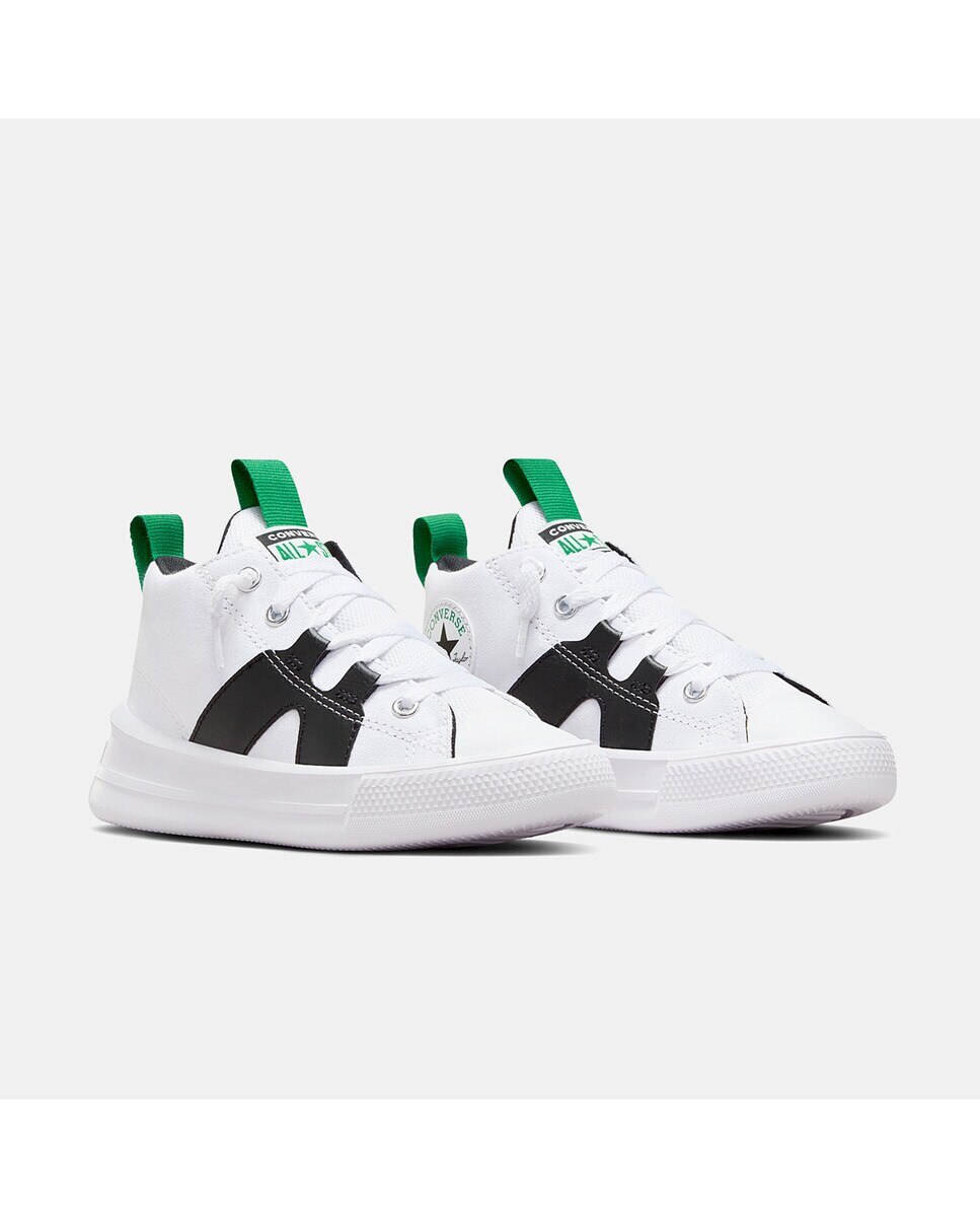 Sapatilhas Casual de Criança Chuck Taylor All Star Ultra Home Team Mid Top Branco-3