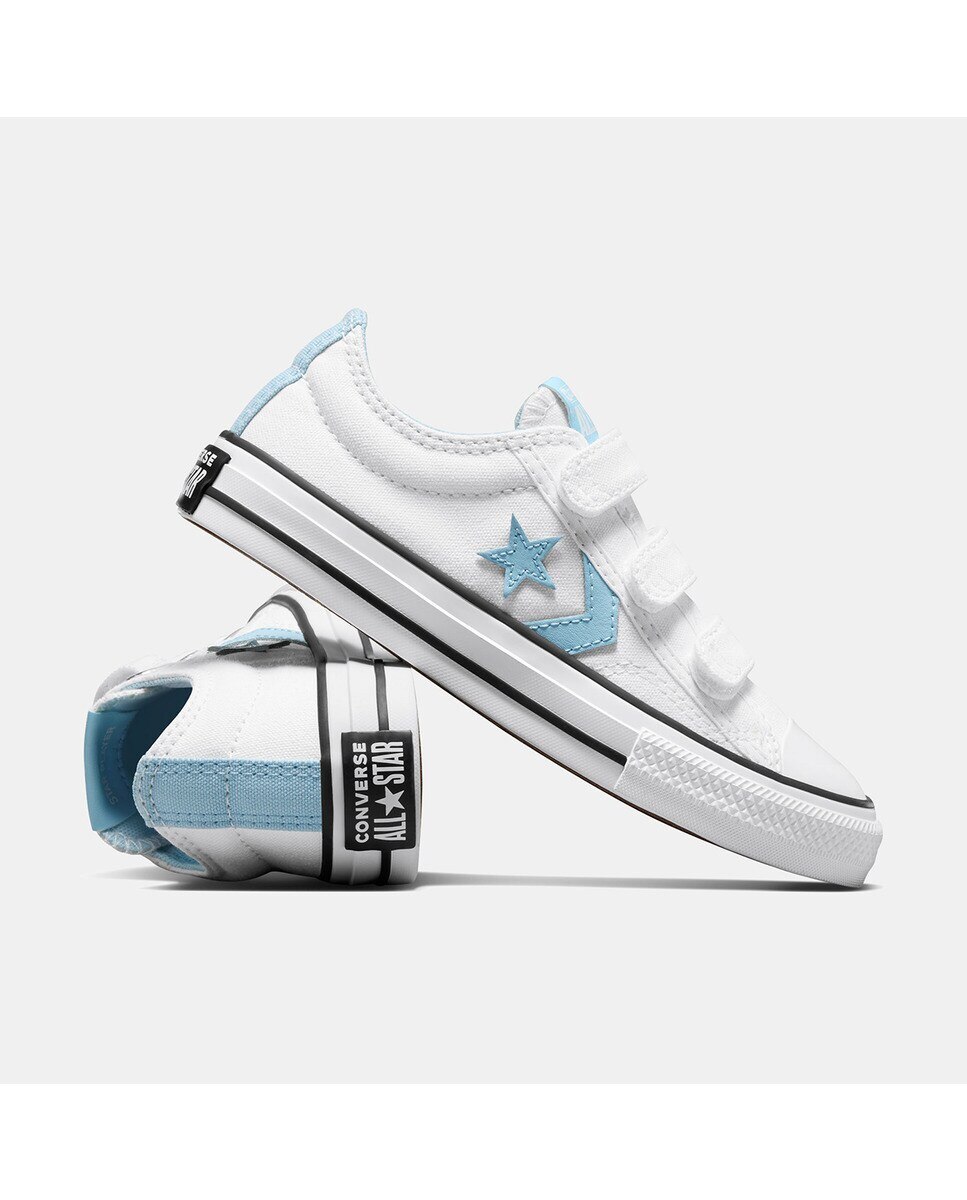 Sapatilhas Casual de Criança Star Player 76 Easy On Home Team Low Top Branco-4