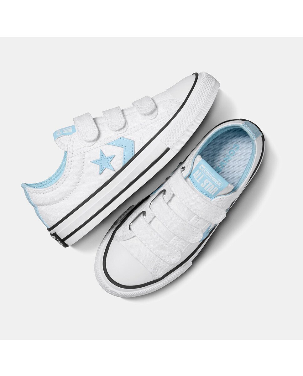 Sapatilhas Casual de Criança Star Player 76 Easy On Home Team Low Top Branco-6