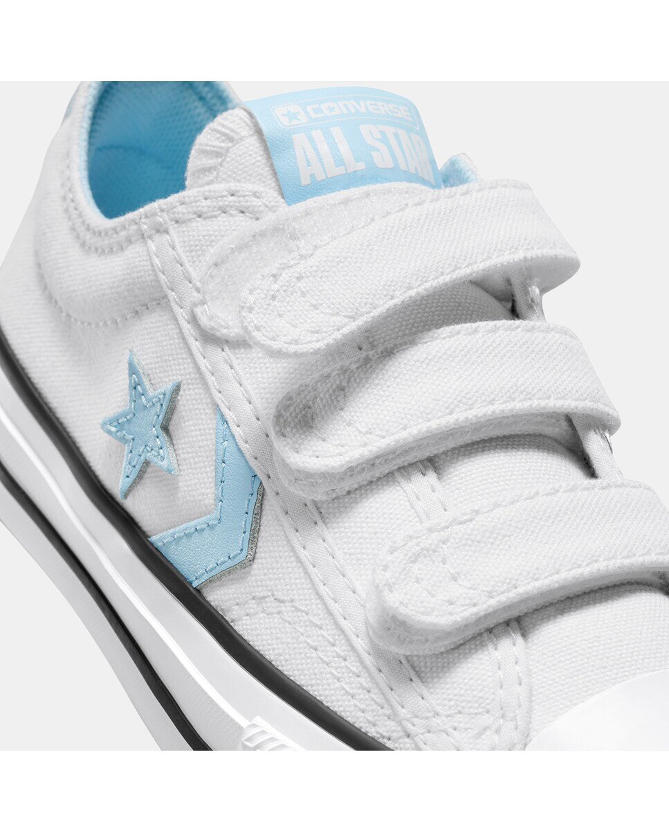 Sapatilhas Casual de Criança Star Player 76 Easy On Home Team Low Top Branco-7
