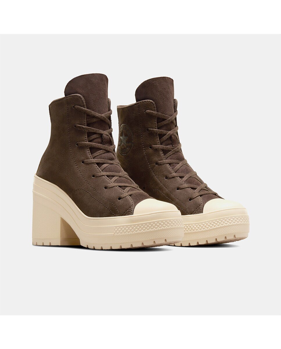 Sapatilhas Casual de Mulher Chuck 70 De Luxe Heel Preto-2