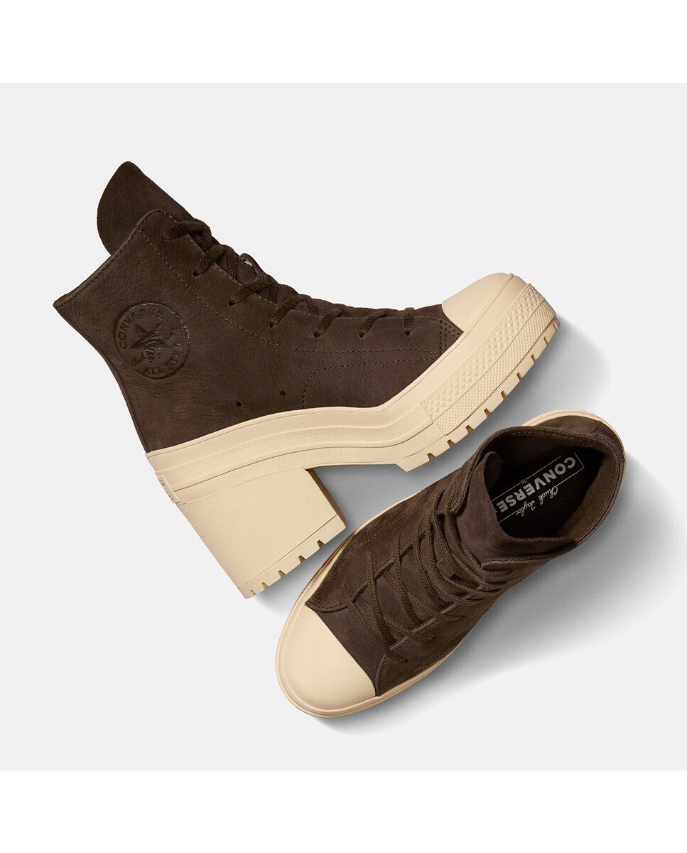 Sapatilhas Casual de Mulher Chuck 70 De Luxe Heel Preto-3