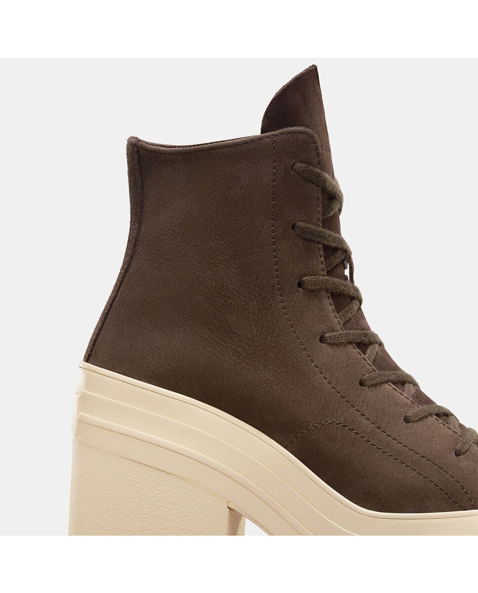 Sapatilhas Casual de Mulher Chuck 70 De Luxe Heel Preto-10