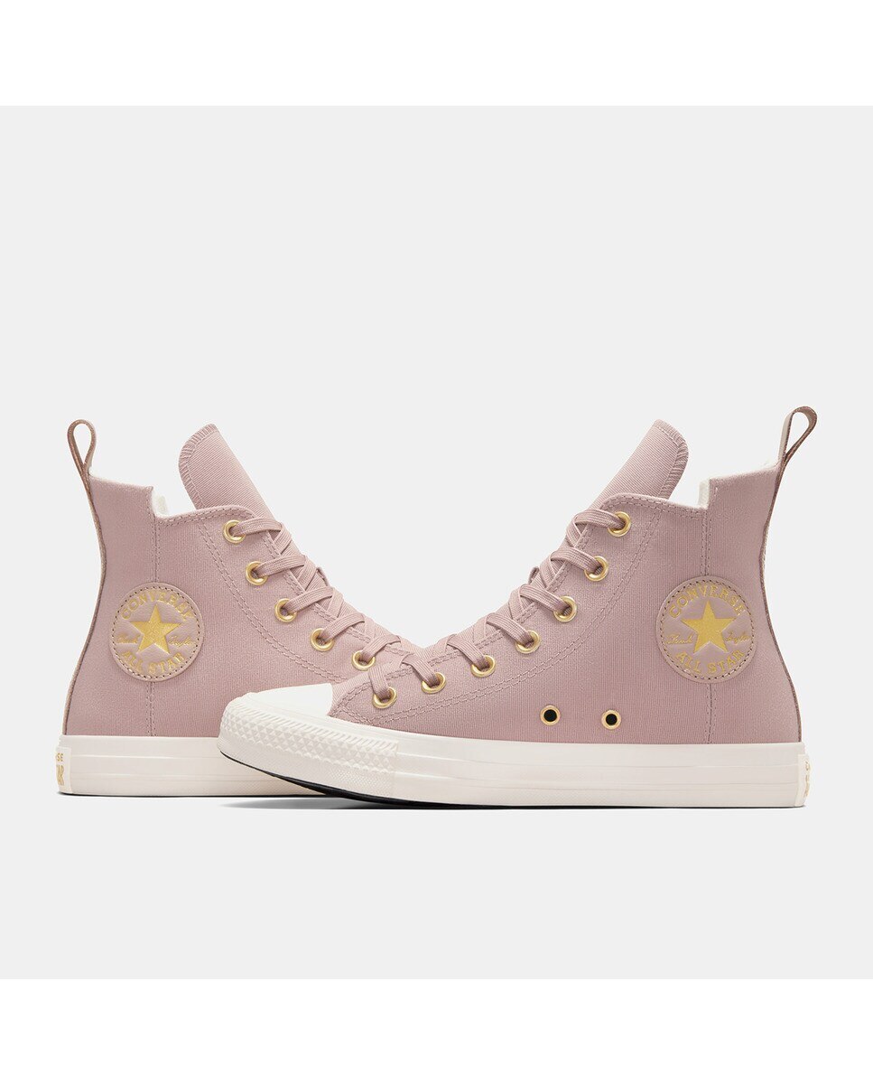 Sapatilhas Casual Unissexo Chuck Taylor All Star Tailored Lines Rosa / Castanho-5