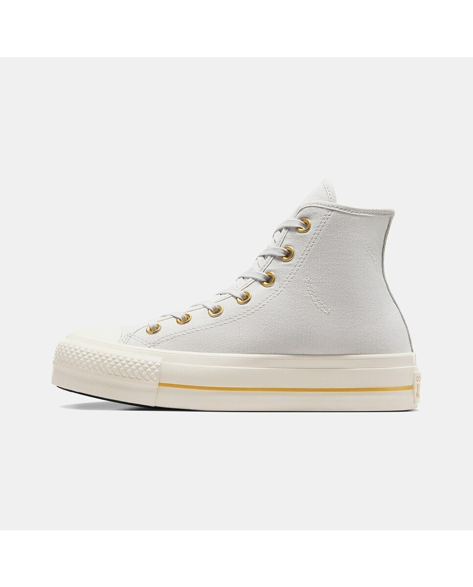 Sapatilhas Casual de Mulher Chuck Taylor All Star Lift Platform Tailored Lines Cinzento-claro-2