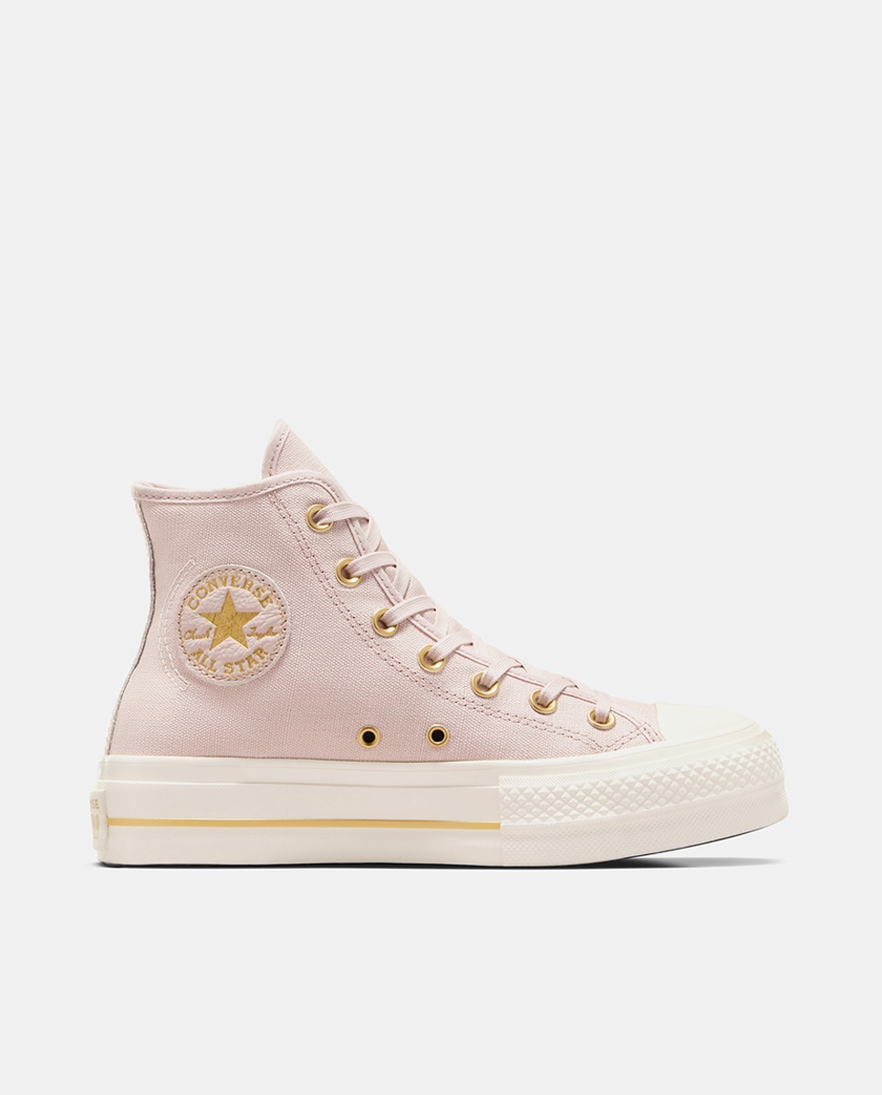Sapatilhas Casual de Mulher Chuck Taylor All Star Lift Platform Tailored Lines Rosa-pálido-1