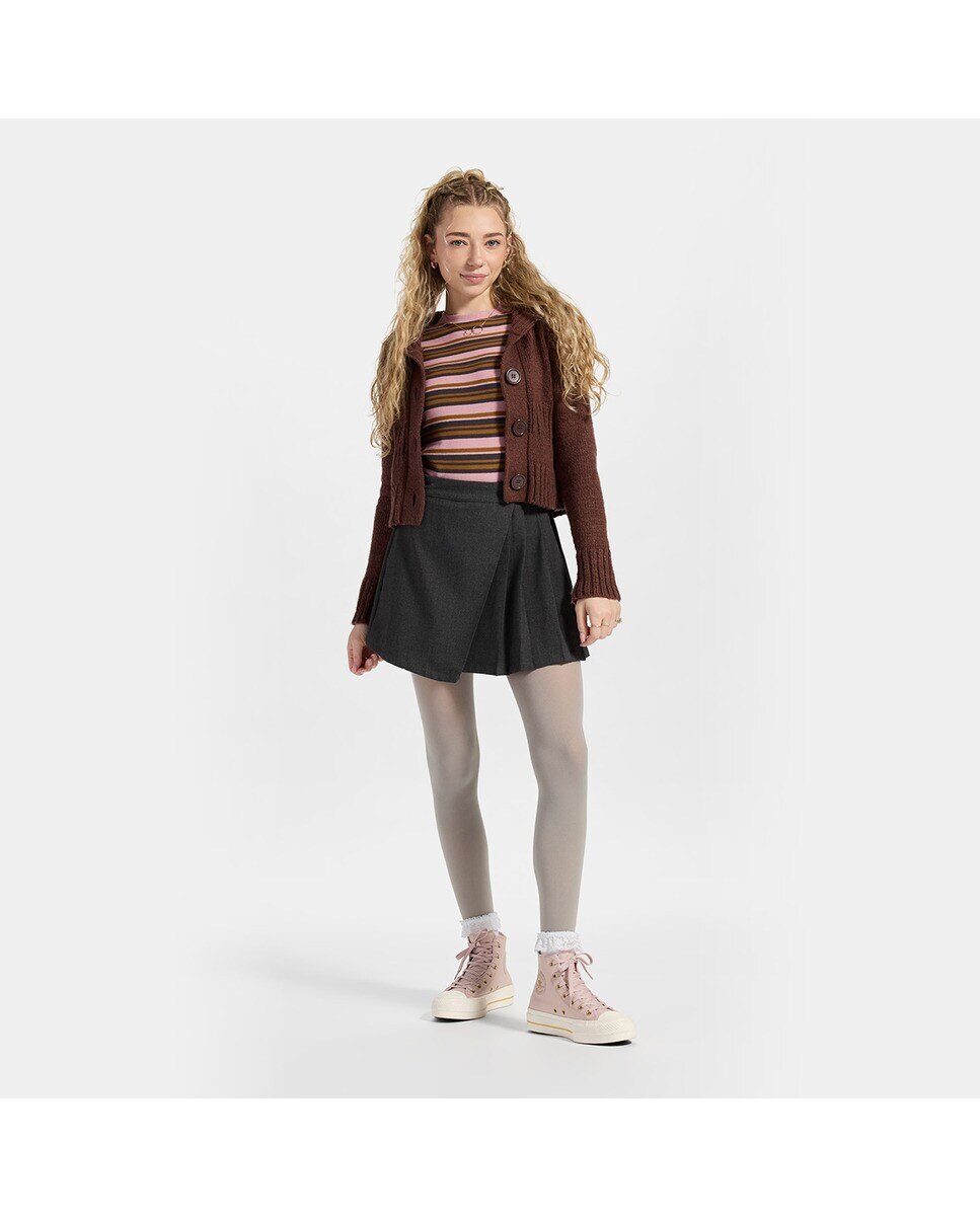 Sapatilhas Casual de Mulher Chuck Taylor All Star Lift Platform Tailored Lines Rosa-pálido-4