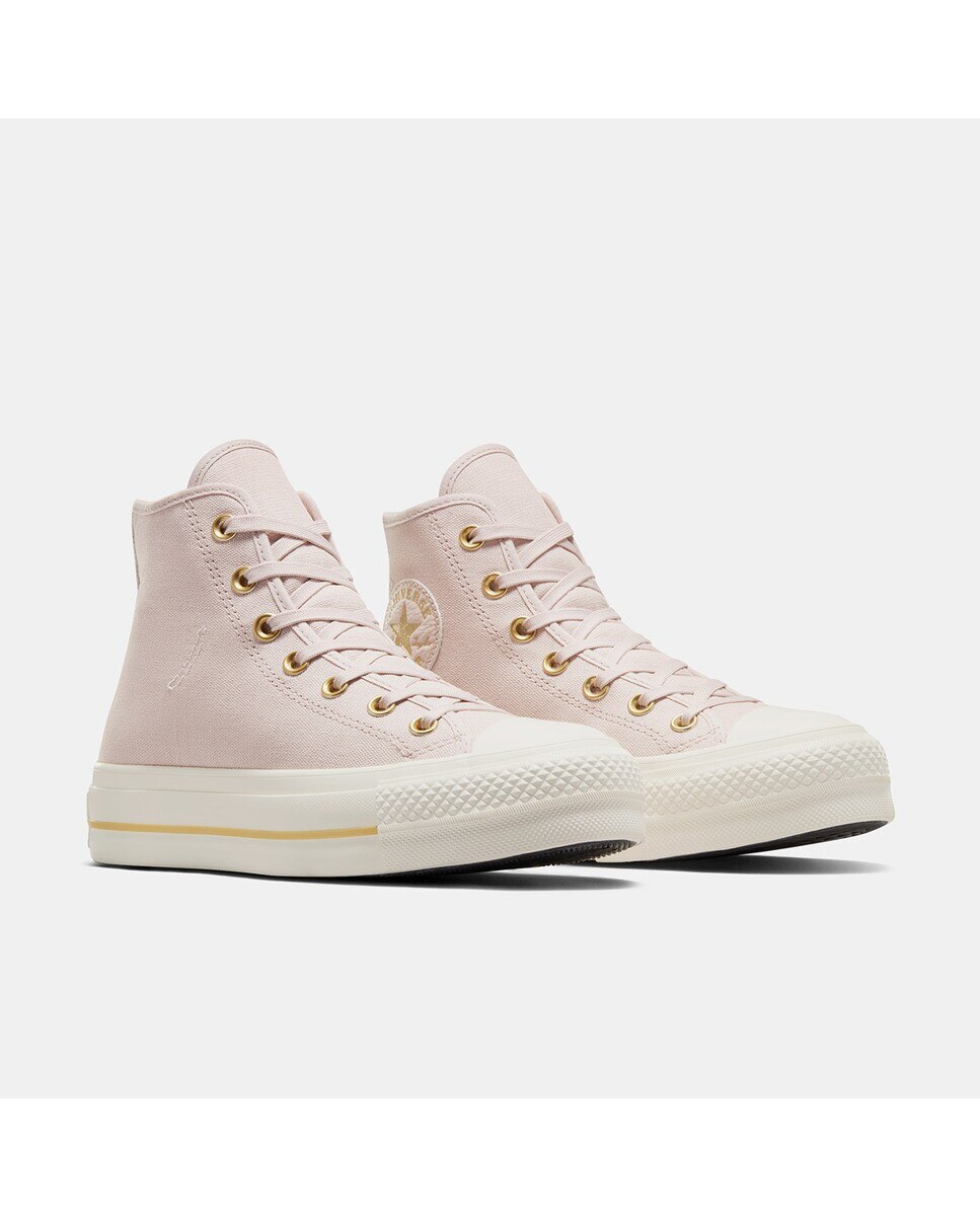 Sapatilhas Casual de Mulher Chuck Taylor All Star Lift Platform Tailored Lines Rosa-pálido-8
