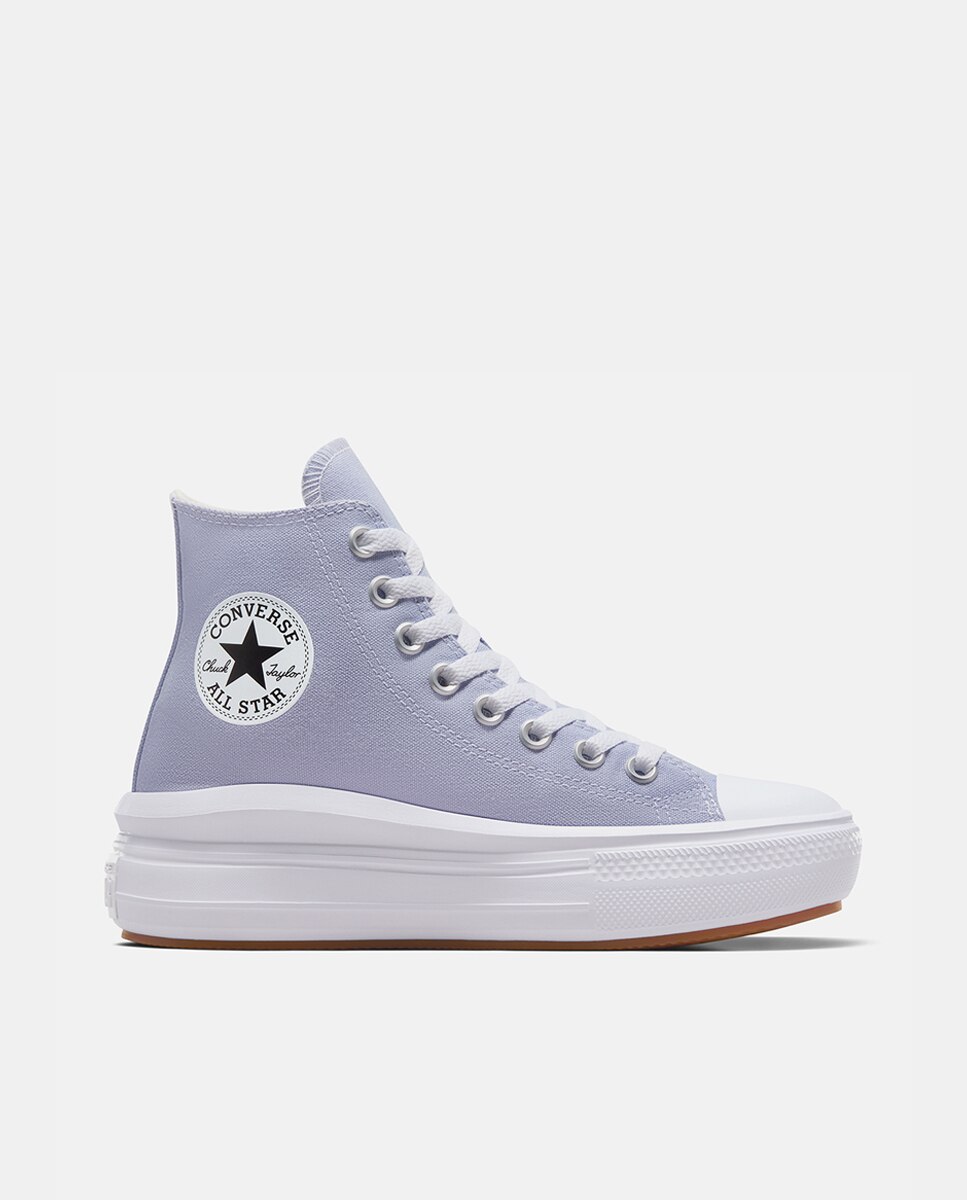 Sapatilhas Casual de Mulher Chuck Taylor All Star Move Platform Lilás-1
