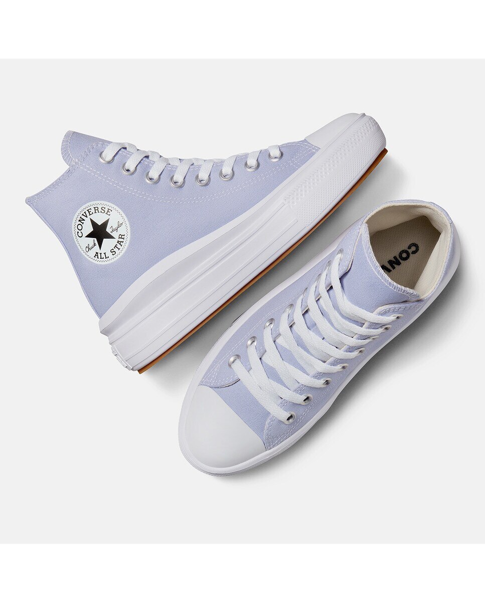 Sapatilhas Casual de Mulher Chuck Taylor All Star Move Platform Lilás-3