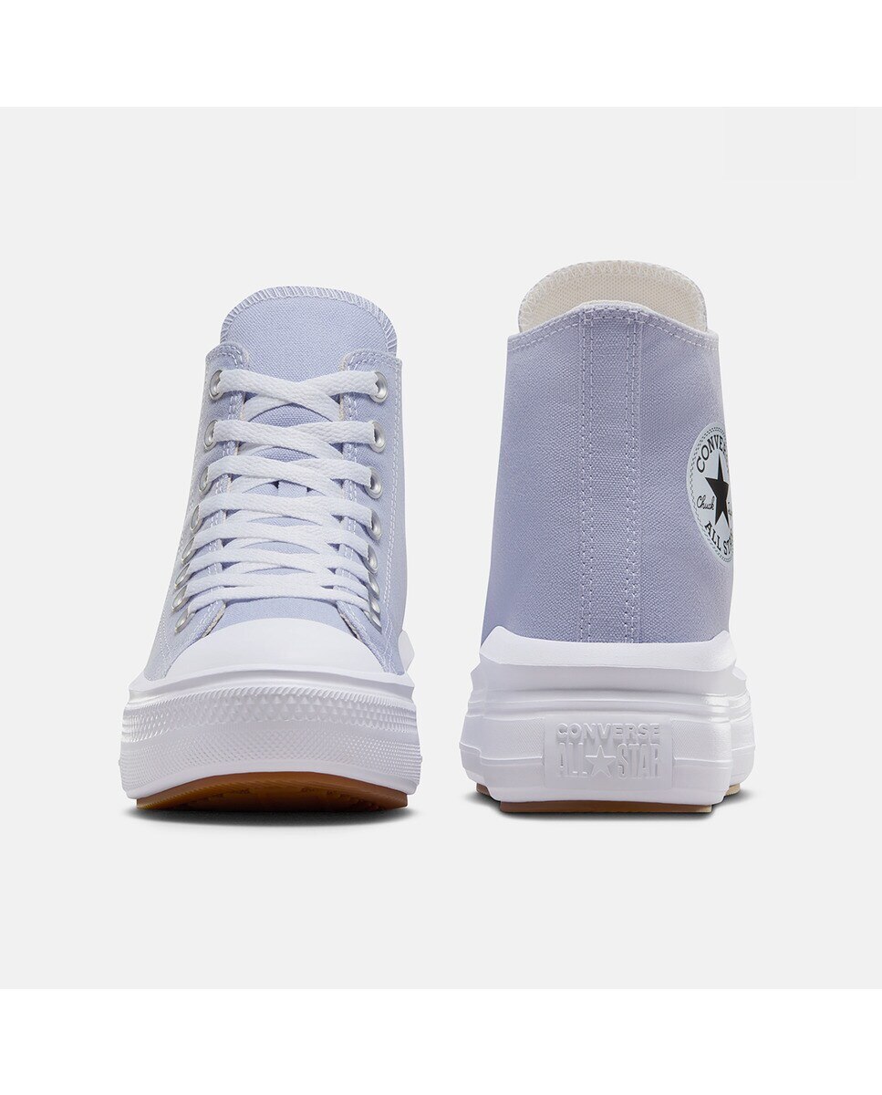 Sapatilhas Casual de Mulher Chuck Taylor All Star Move Platform Lilás-5