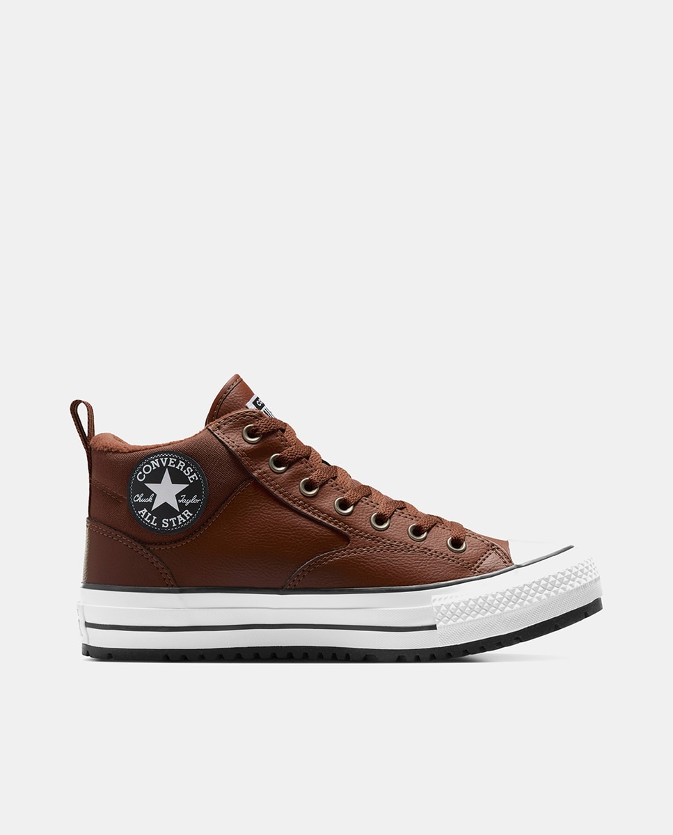 Sapatilhas Casual Unissexo Chuck Taylor All Star Malden Street WaterRepellent Mid Top Castanho-1
