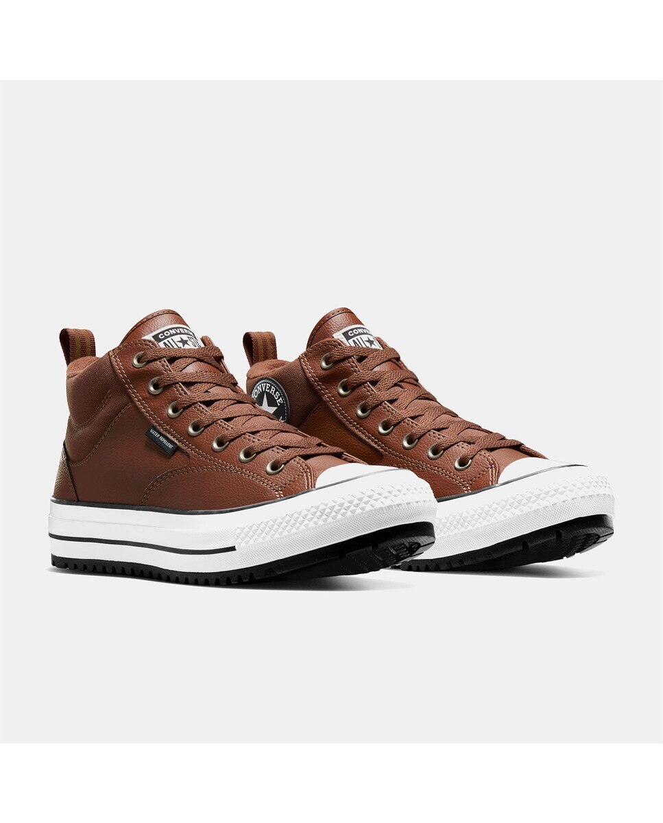 Sapatilhas Casual Unissexo Chuck Taylor All Star Malden Street WaterRepellent Mid Top Castanho-2