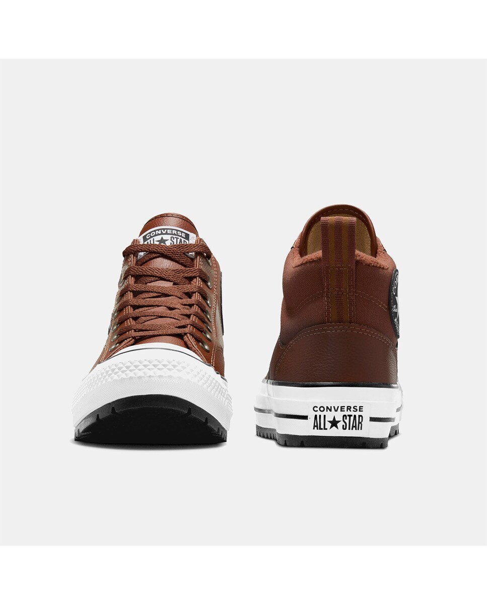 Sapatilhas Casual Unissexo Chuck Taylor All Star Malden Street WaterRepellent Mid Top Castanho-5