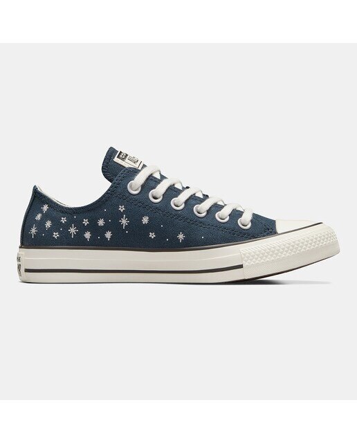 Sapatilhas Casual de Mulher Chuck Taylor All Star Metallic Ballet Azul-escuro-1