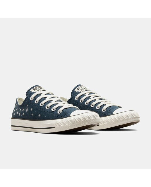 Sapatilhas Casual de Mulher Chuck Taylor All Star Metallic Ballet Azul-escuro-2