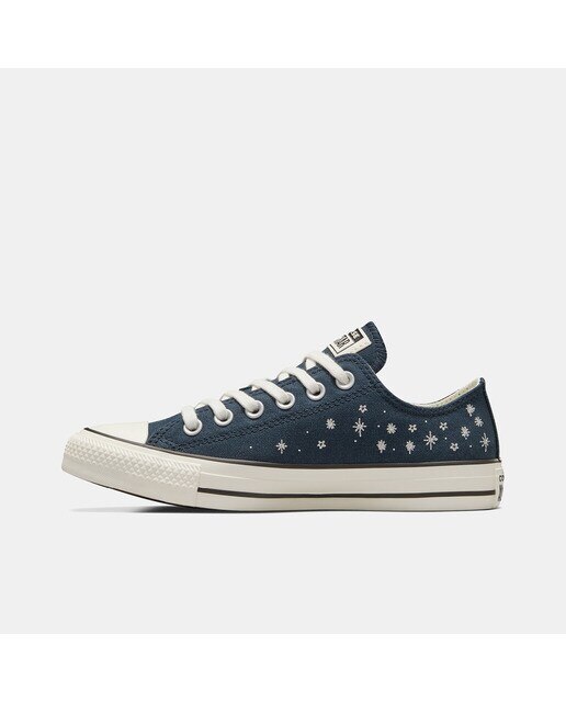 Sapatilhas Casual de Mulher Chuck Taylor All Star Metallic Ballet Azul-escuro-4