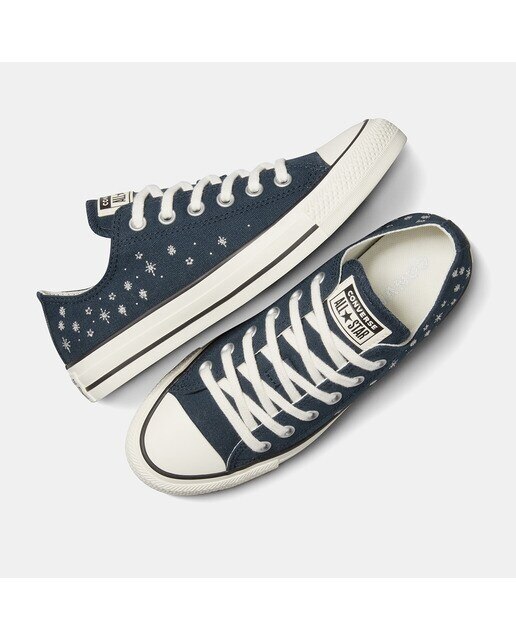 Sapatilhas Casual de Mulher Chuck Taylor All Star Metallic Ballet Azul-escuro-7