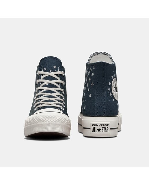 Sapatilhas Casual de Mulher Chuck Taylor All Star Lift Premium Party Azul-escuro-9