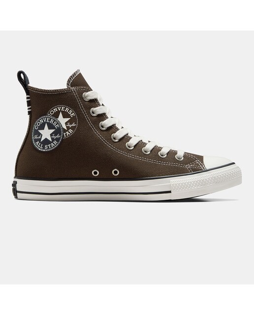 Sapatilhas Casual Unissexo Chuck Taylor All Star Wide Castanho-escuro-1