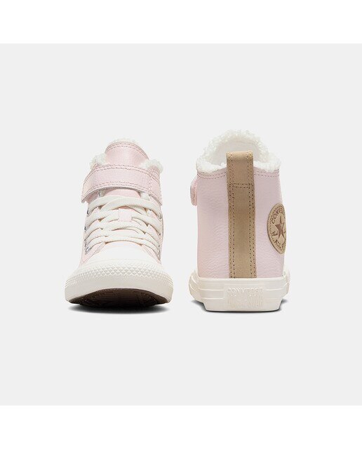 Sapatilhas Casual de Criança Chuck Taylor All Star Leather & Sherpa EasyOn Rosa-pálido-5