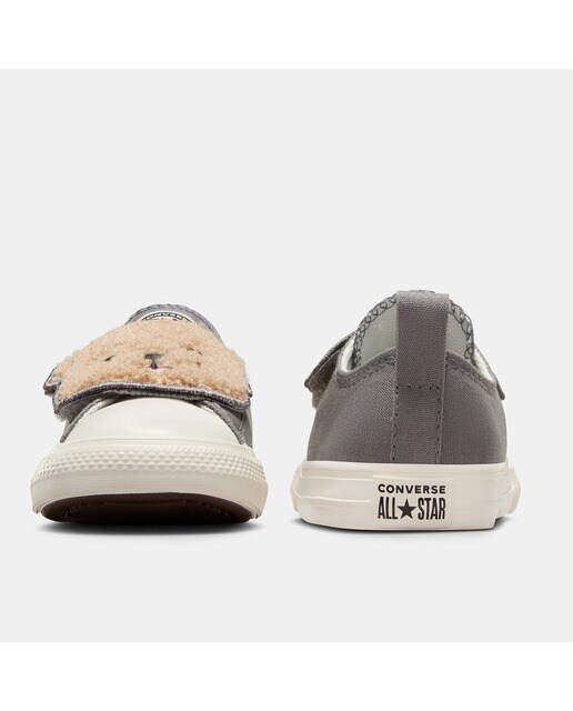 Sapatilhas Casual de Criança Chuck Taylor All Star One Strap Sherpa Bear EasyOn Cinzento-escuro-3