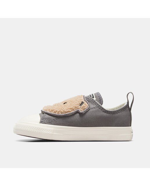 Sapatilhas Casual de Criança Chuck Taylor All Star One Strap Sherpa Bear EasyOn Cinzento-escuro-4