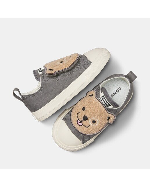 Sapatilhas Casual de Criança Chuck Taylor All Star One Strap Sherpa Bear EasyOn Cinzento-escuro-6