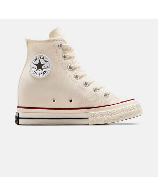 Sapatilhas Casual de Mulher Chuck 70 Wedge Branco-marfim-1