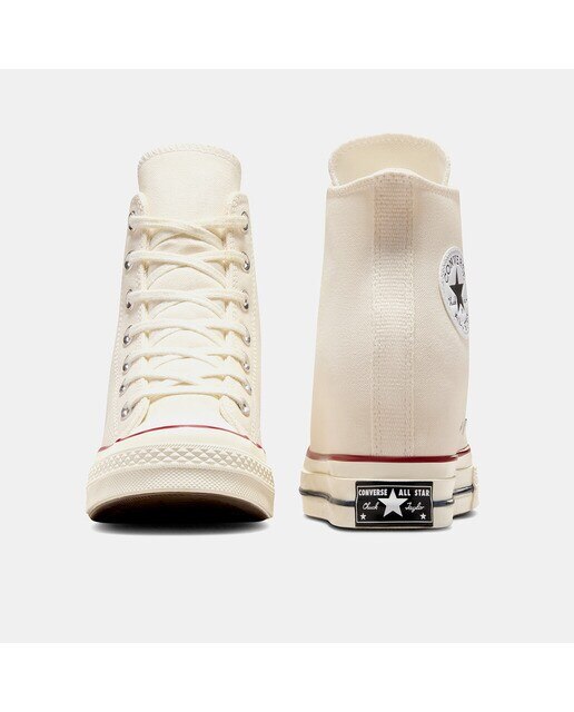Sapatilhas Casual de Mulher Chuck 70 Wedge Branco-marfim-6