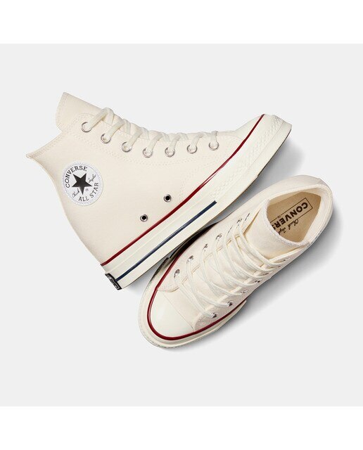 Sapatilhas Casual de Mulher Chuck 70 Wedge Branco-marfim-7