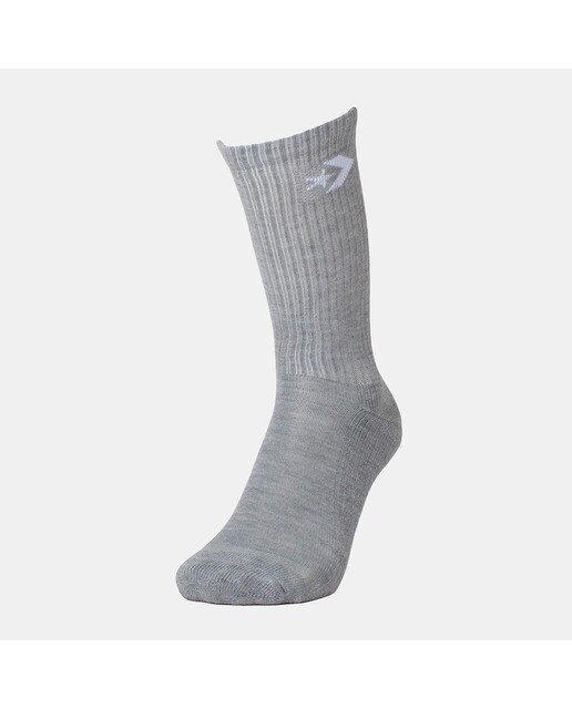 Pack 3 pares de calcetines altos unisex Classic Star Chevron Crew Converse Gris Gris-1