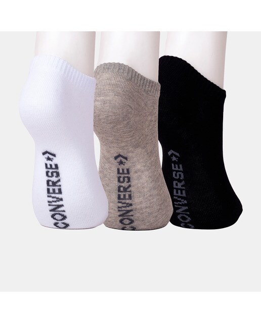 Pack 3 pares de calcetines cortos unisex Basic Low Cut Converse Multicolor Multicolor-2