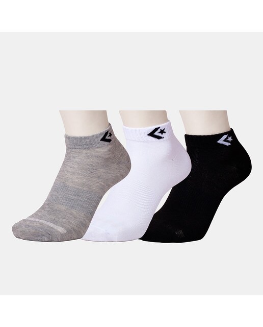 Pack de 3 pares de calcetines cortos Star Chevron logo Converse Multicolor Multicolor-1