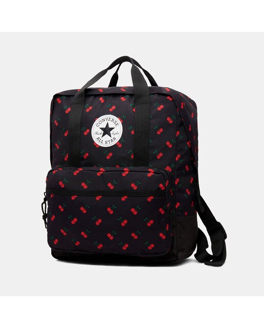 Mochila Small Square Backpack Preto / Vermelho-1
