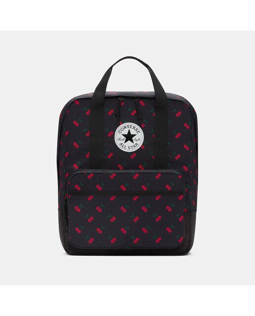 Mochila Small Square Backpack Preto / Vermelho-4