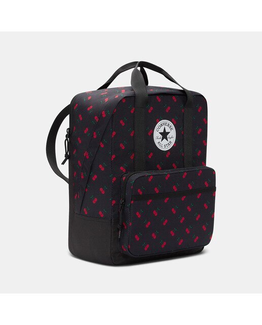 Mochila Small Square Backpack Preto / Vermelho-5