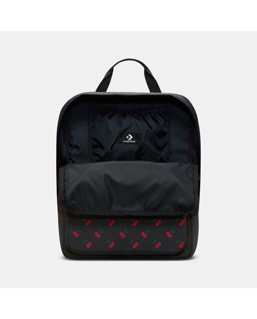 Mochila Small Square Backpack Preto / Vermelho-7