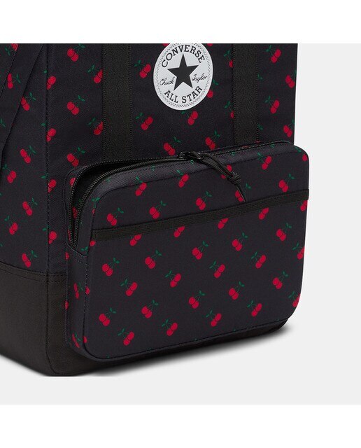 Mochila Small Square Backpack Preto / Vermelho-8