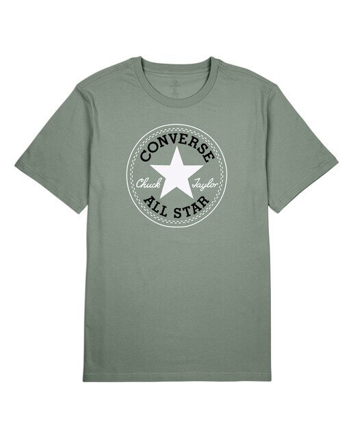 T-shirt de homem Coleção Seasonal Graphics Converse Azeitona-1