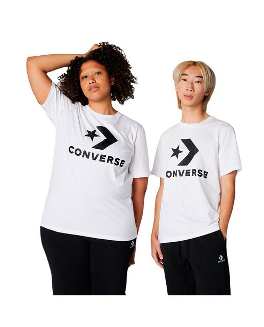 T-shirt Unissexo Star Chevron Branco-1